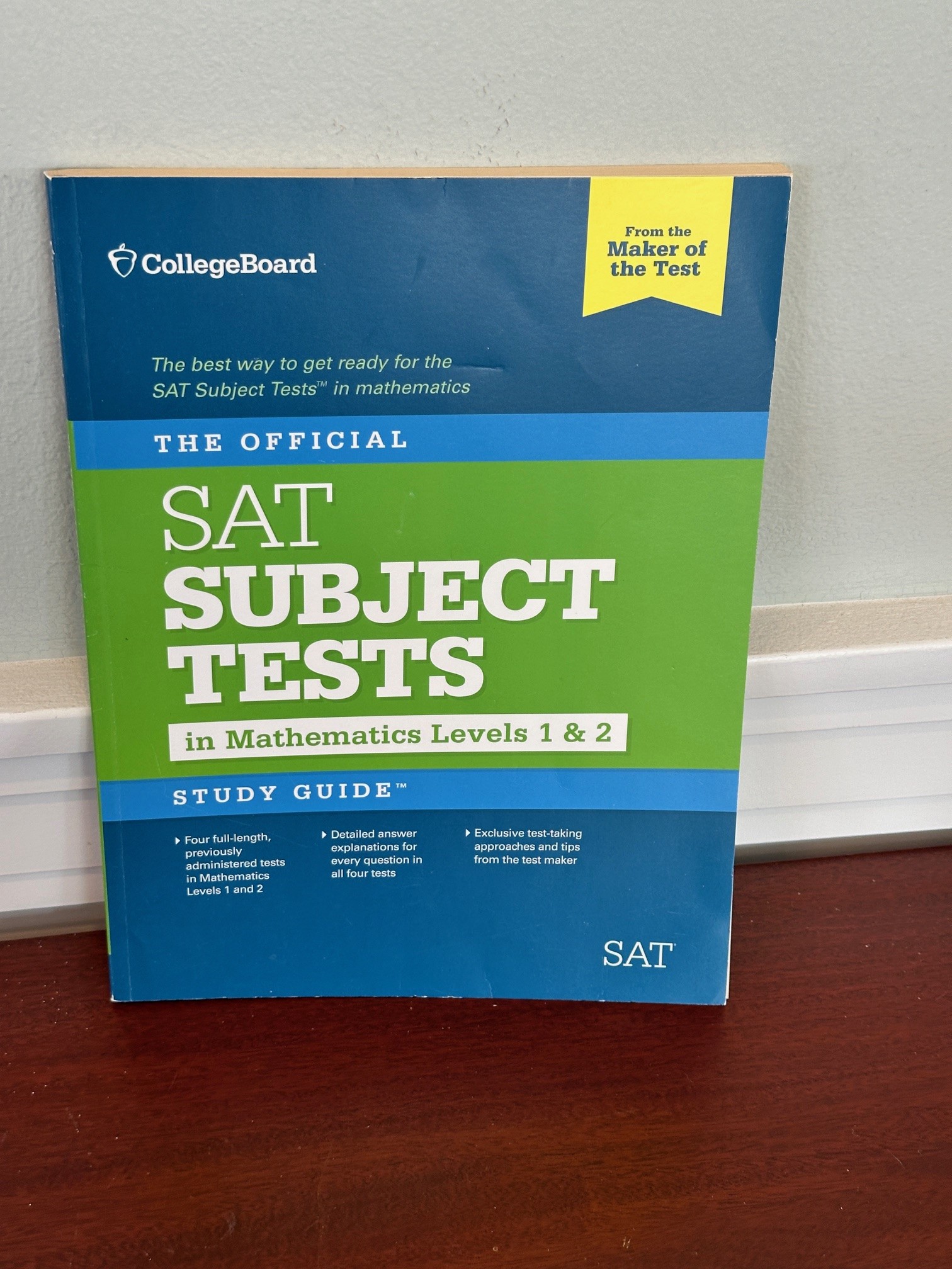 CollegeBoard The Official SAT Subject Tests In Mathematics Level 1 & 2