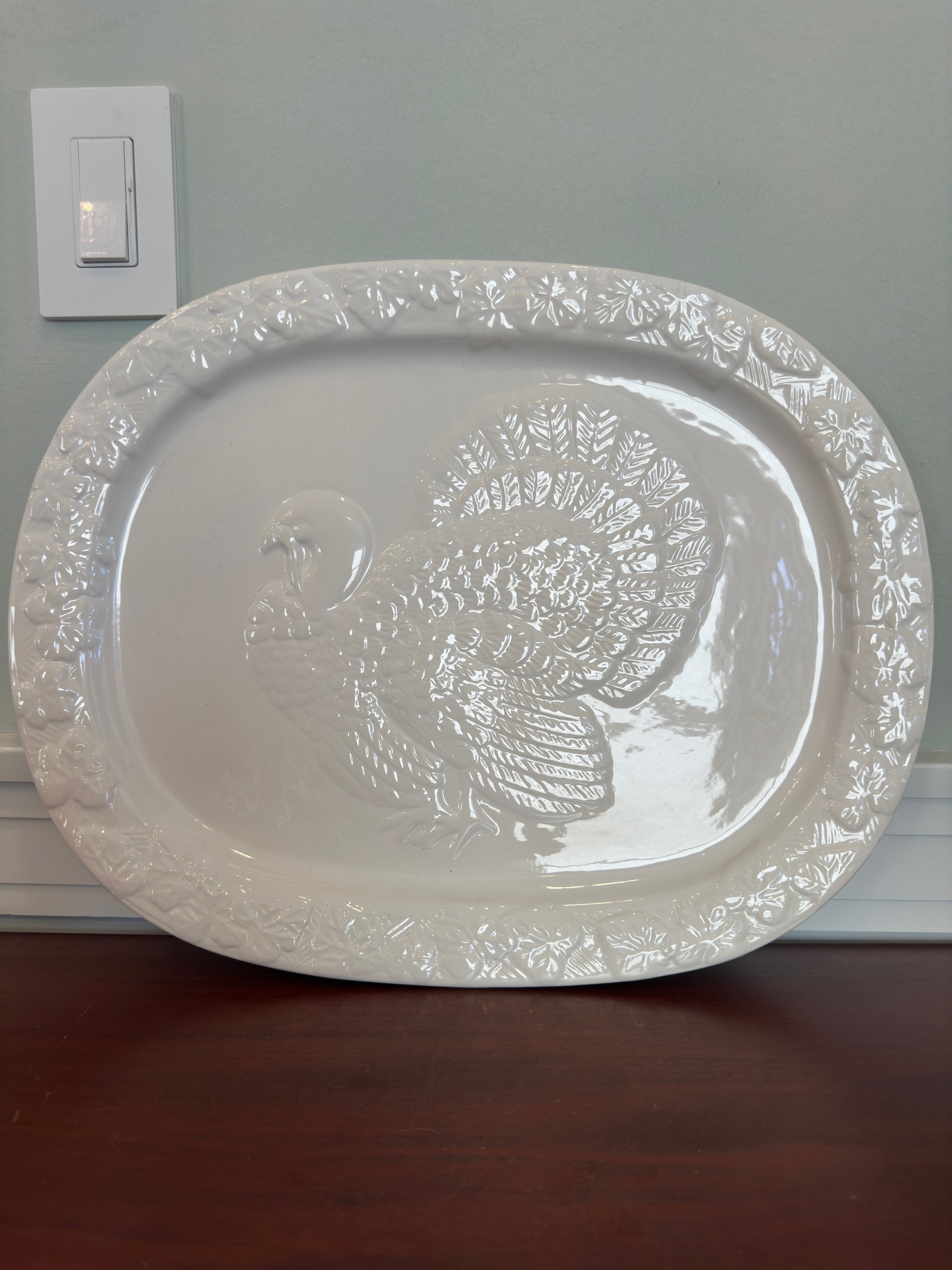 Macy's Martha Stewart Forest Grove Turkey Holiday Platter