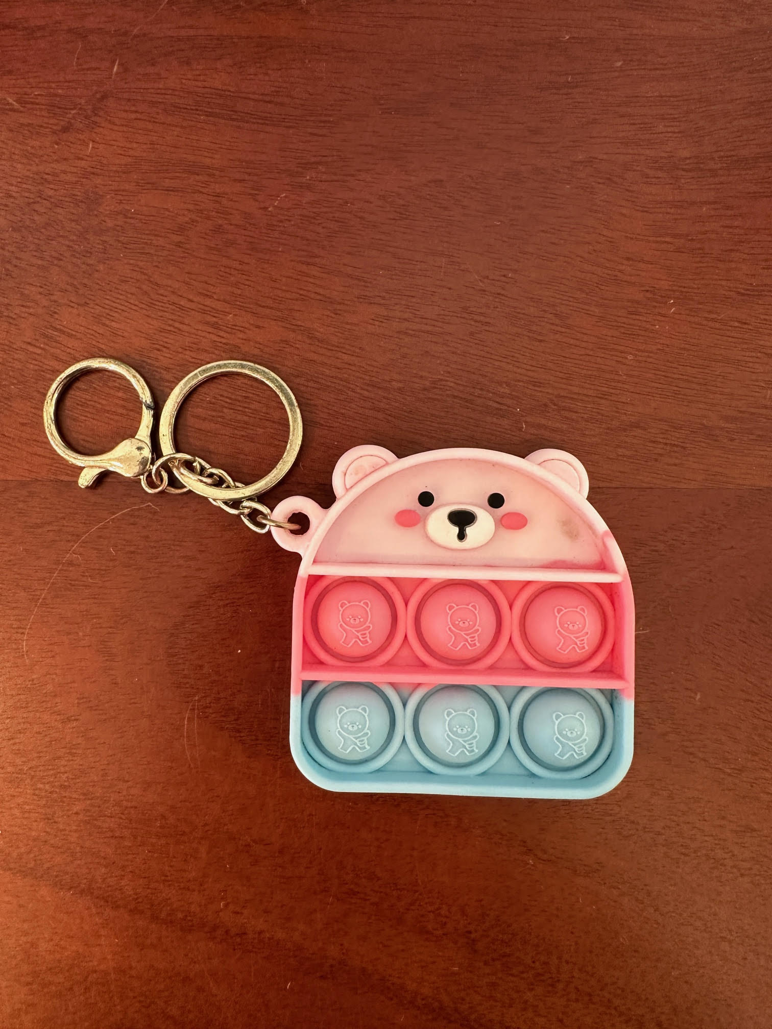 Mini Animals Popit Fidget Keychain